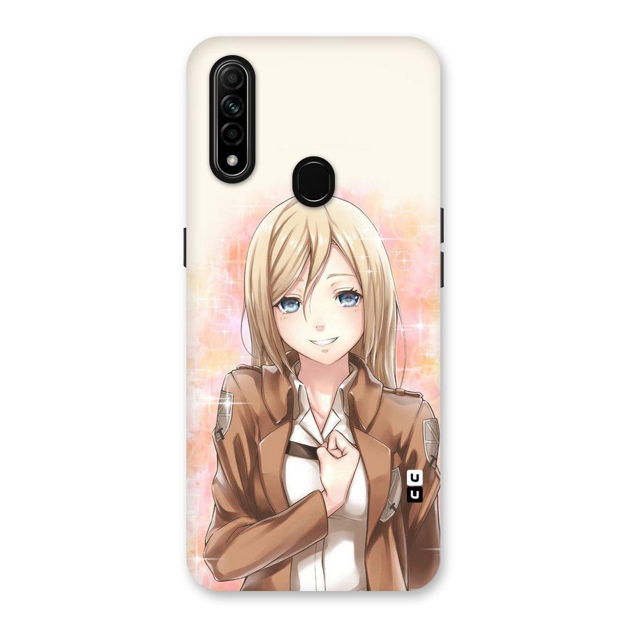 Cute Girl Art Back Case for Oppo A31