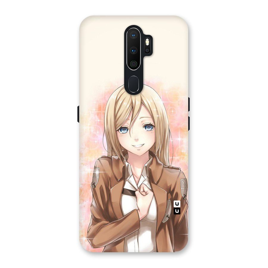 Cute Girl Art Back Case for Oppo A5 (2020)