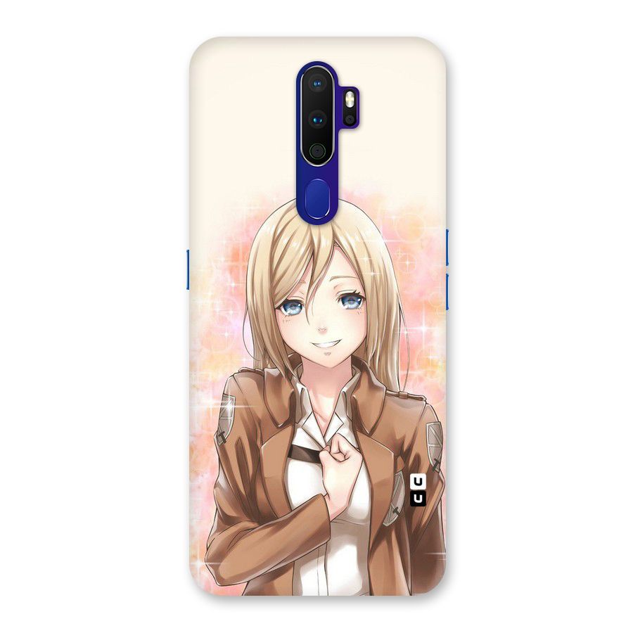 Cute Girl Art Back Case for Oppo A9 (2020)