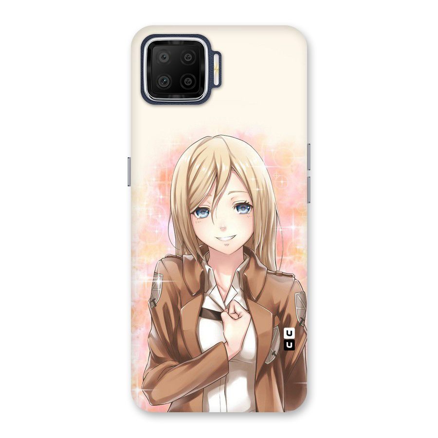 Cute Girl Art Back Case for Oppo F17