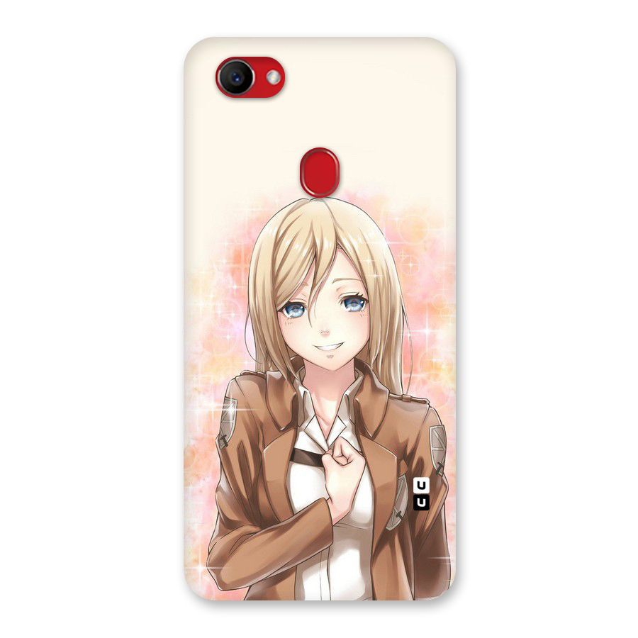 Cute Girl Art Back Case for Oppo F7
