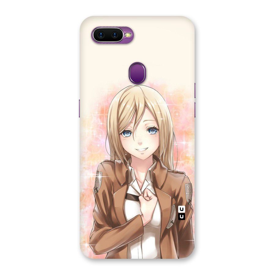 Cute Girl Art Back Case for Oppo F9
