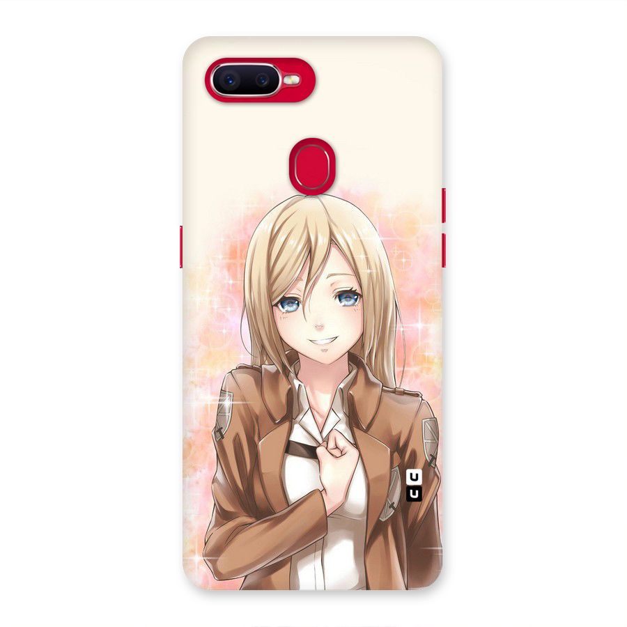 Cute Girl Art Back Case for Oppo F9 Pro