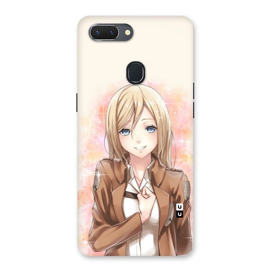 Cute Girl Art Back Case for Oppo Realme 2