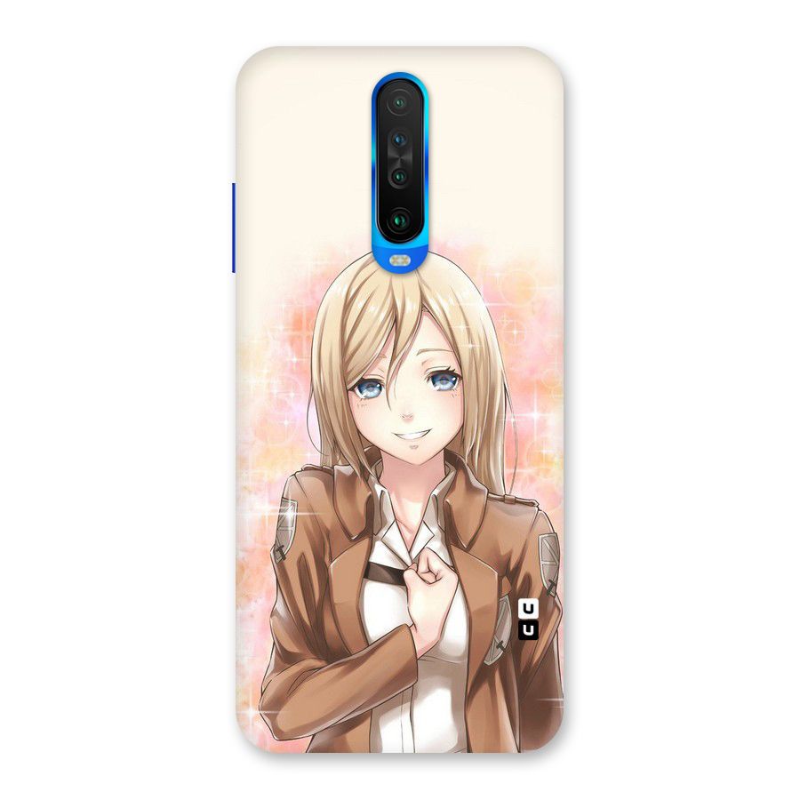 Cute Girl Art Back Case for Poco X2