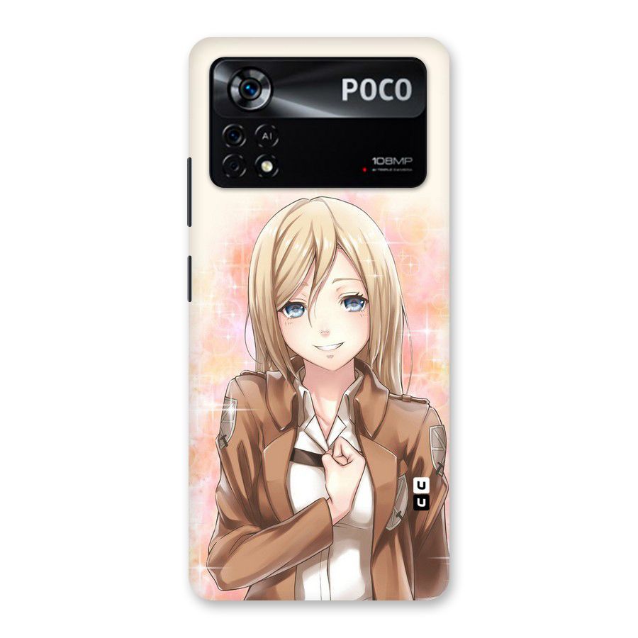 Cute Girl Art Back Case for Poco X4 Pro 5G