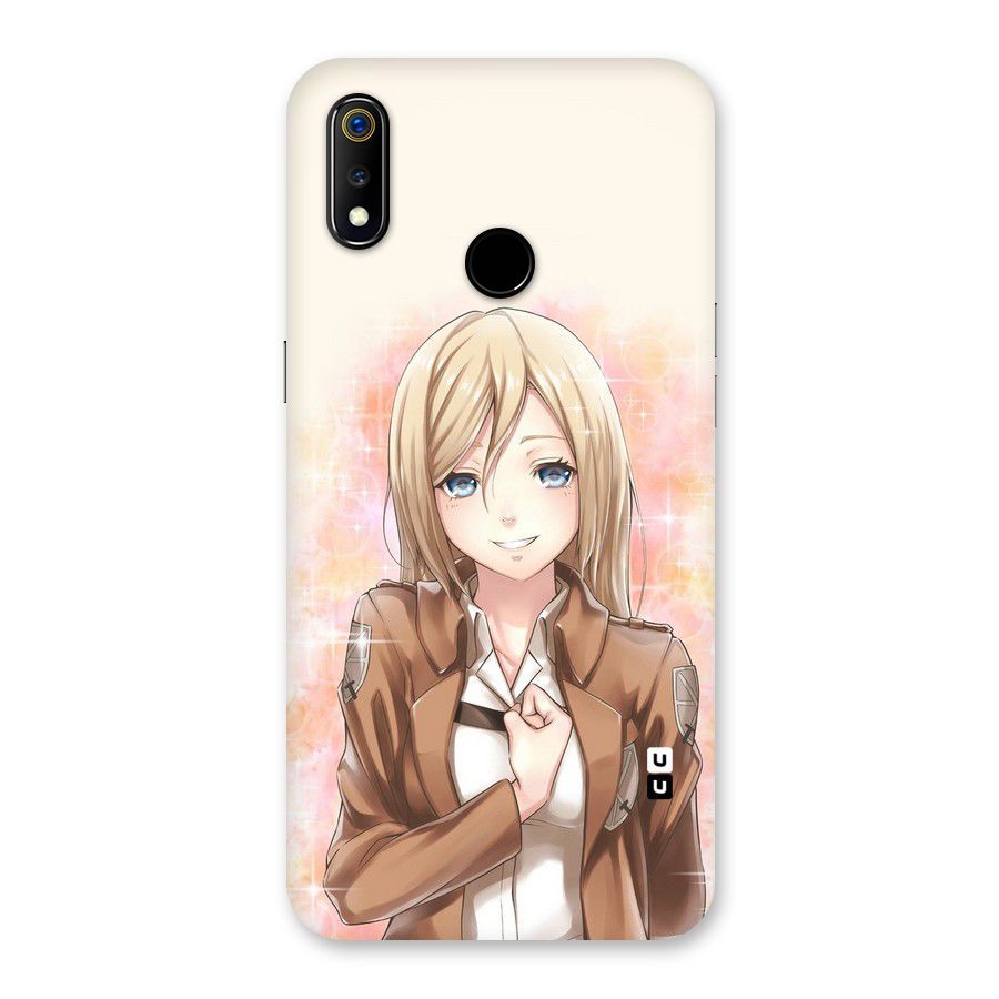 Cute Girl Art Back Case for Realme 3