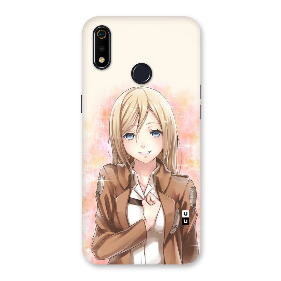 Cute Girl Art Back Case for Realme 3i