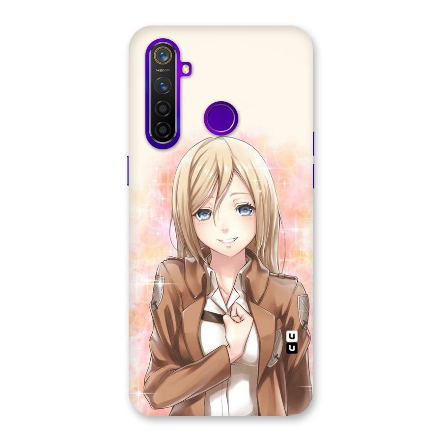Cute Girl Art Back Case for Realme 5 Pro