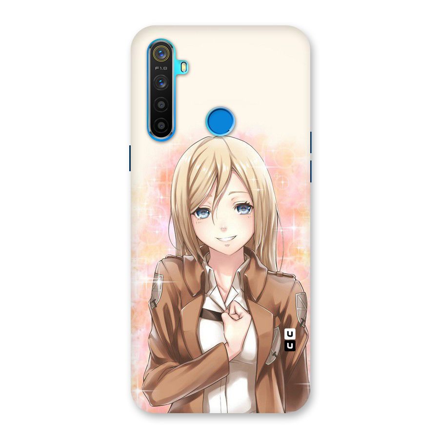 Cute Girl Art Back Case for Realme 5s