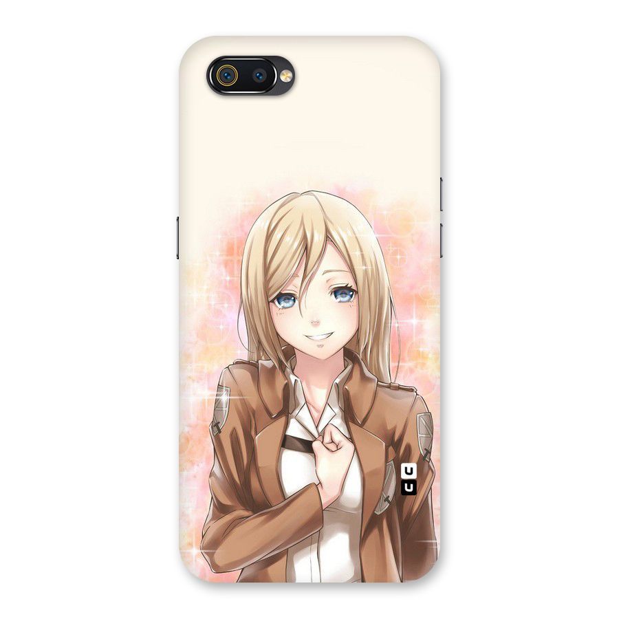 Cute Girl Art Back Case for Realme C2