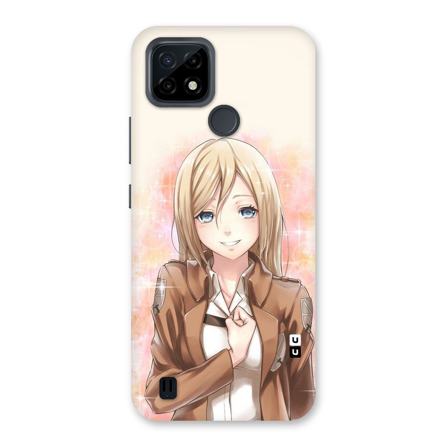 Cute Girl Art Back Case for Realme C21