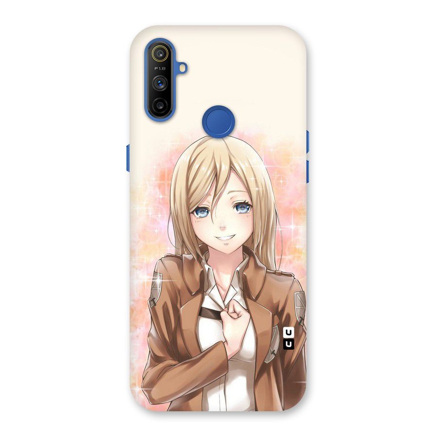 Cute Girl Art Back Case for Realme Narzo 10A