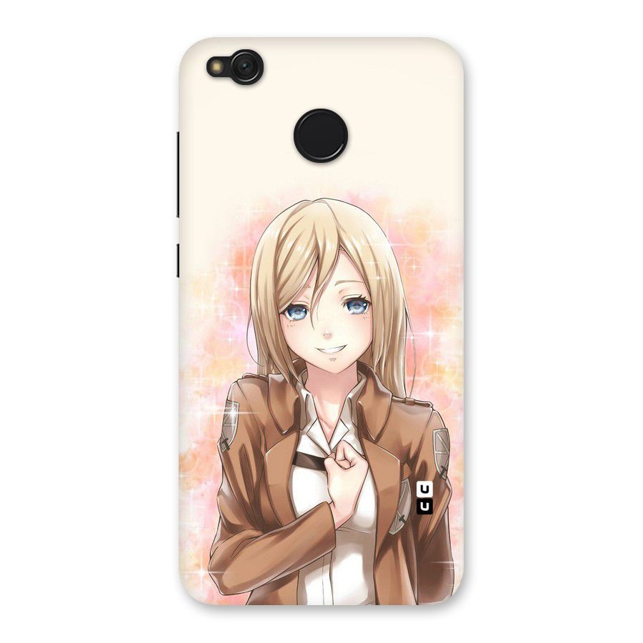 Cute Girl Art Back Case for Redmi 4