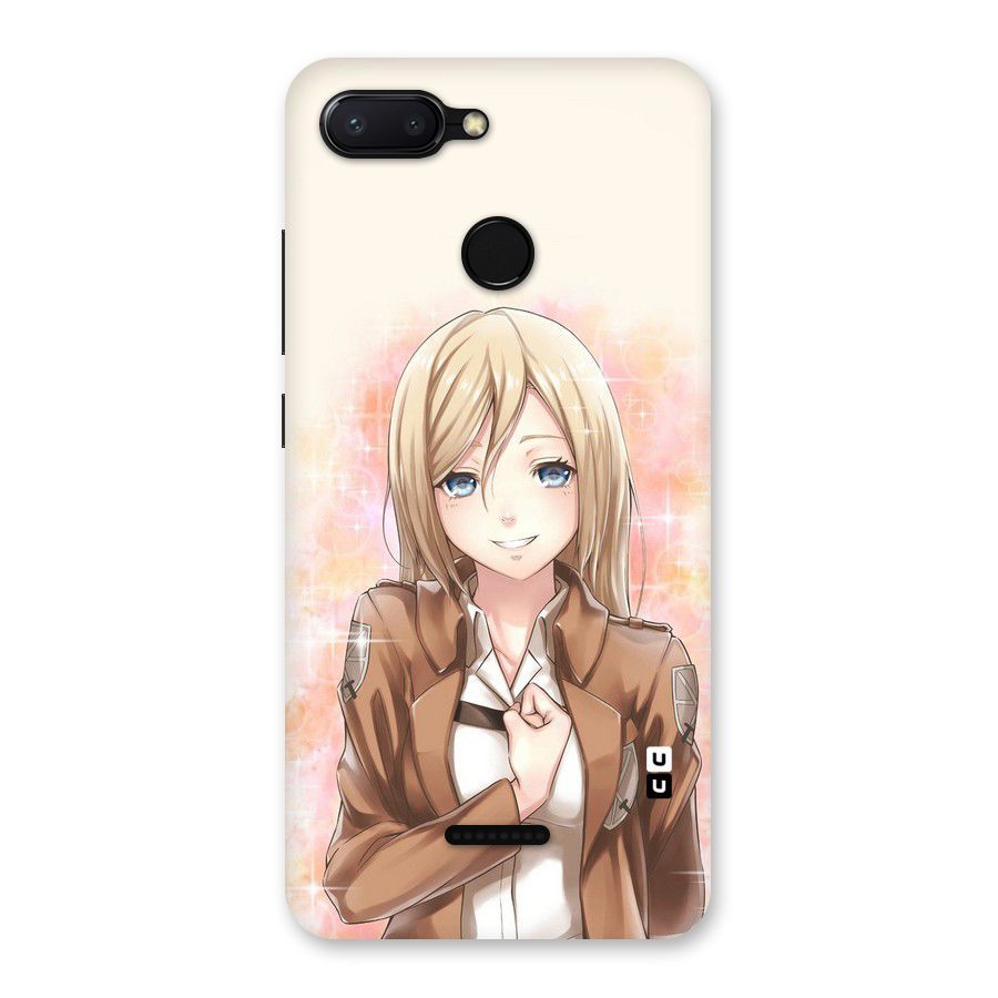 Cute Girl Art Back Case for Redmi 6