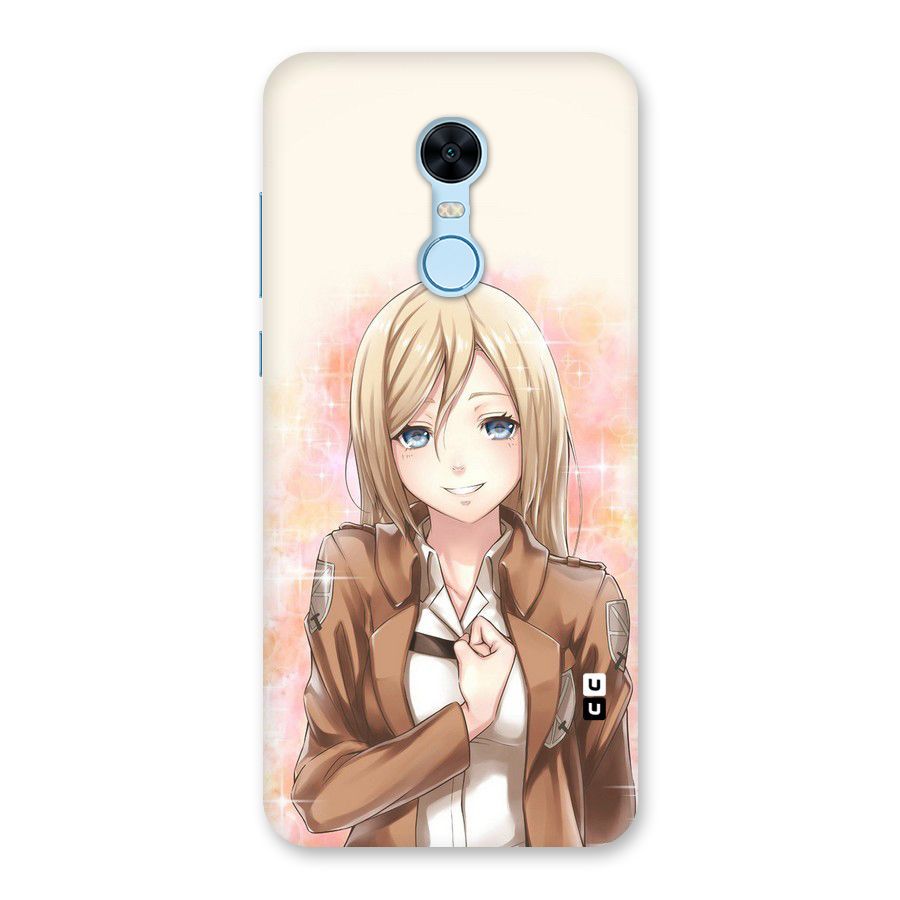 Cute Girl Art Back Case for Redmi Note 5