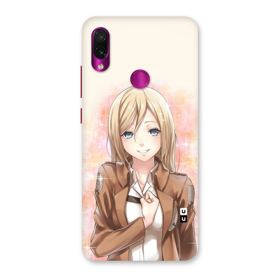 Cute Girl Art Back Case for Redmi Note 7 Pro