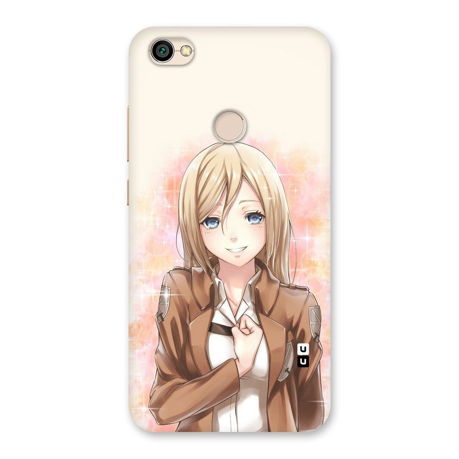 Cute Girl Art Back Case for Redmi Y1 2017