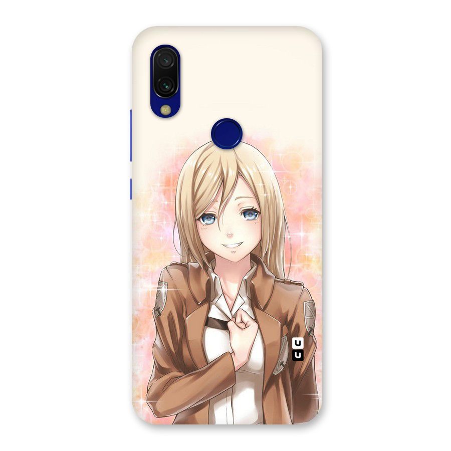 Cute Girl Art Back Case for Redmi Y3
