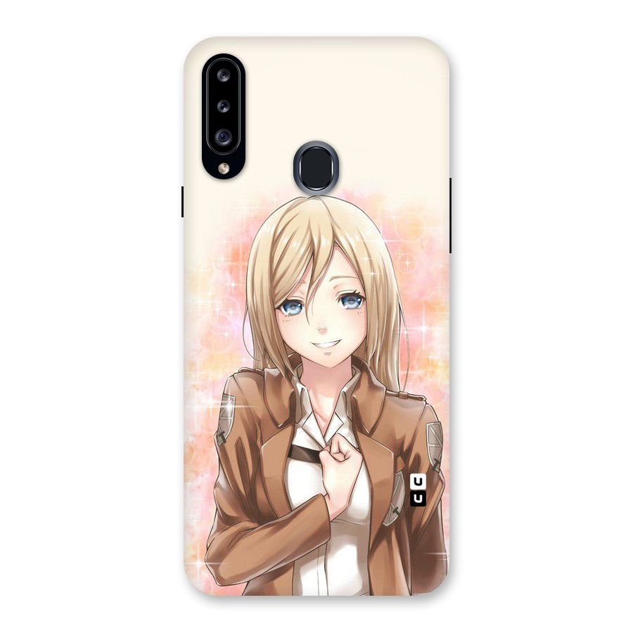 Cute Girl Art Back Case for Samsung Galaxy A20s