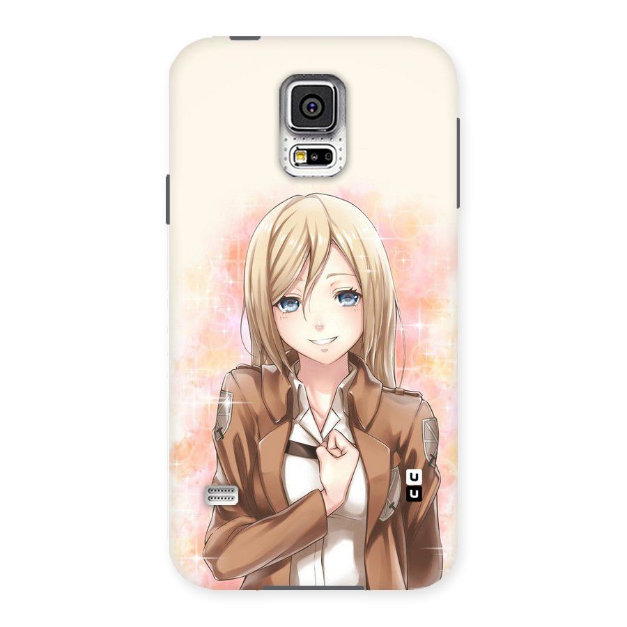 Cute Girl Art Back Case for Samsung Galaxy S5