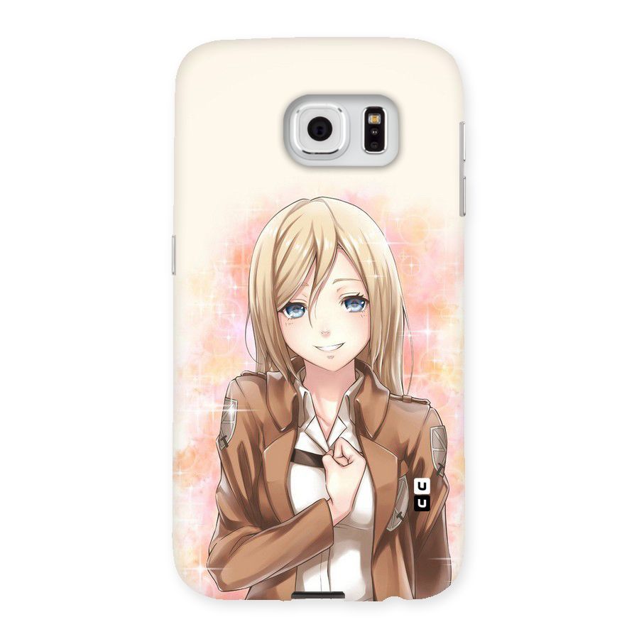 Cute Girl Art Back Case for Samsung Galaxy S6