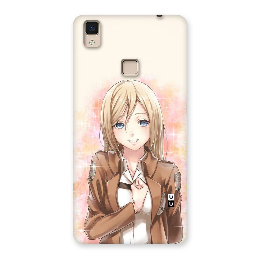 Cute Girl Art Back Case for V3 Max
