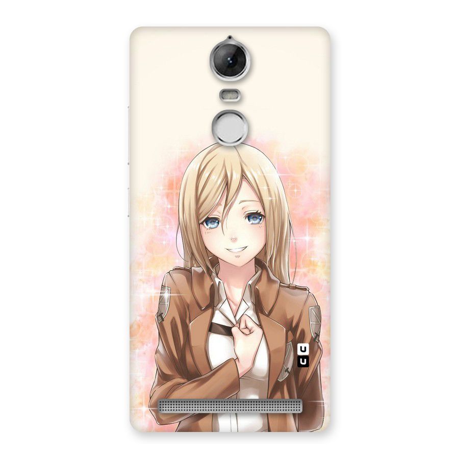Cute Girl Art Back Case for Vibe K5 Note