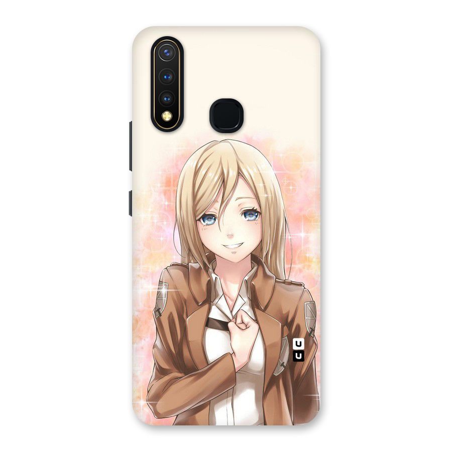 Cute Girl Art Back Case for Vivo U20