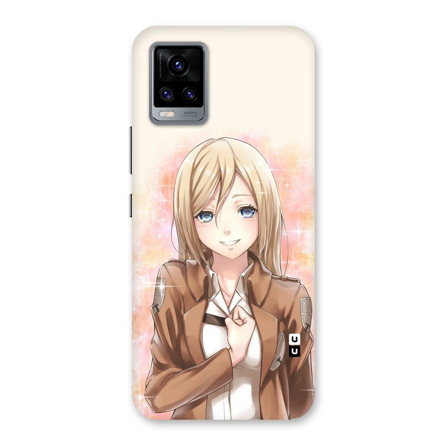 Cute Girl Art Back Case for Vivo V20