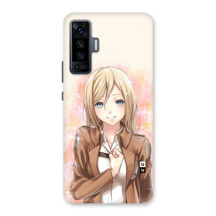 Cute Girl Art Back Case for Vivo X50