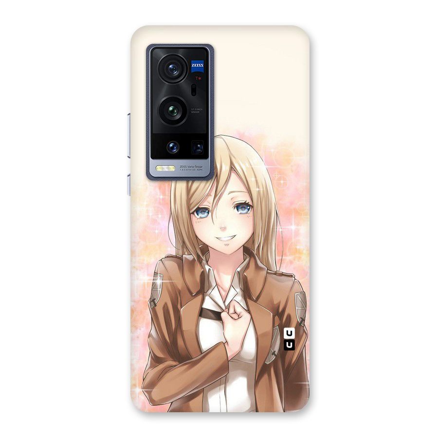 Cute Girl Art Back Case for Vivo X60 Pro Plus