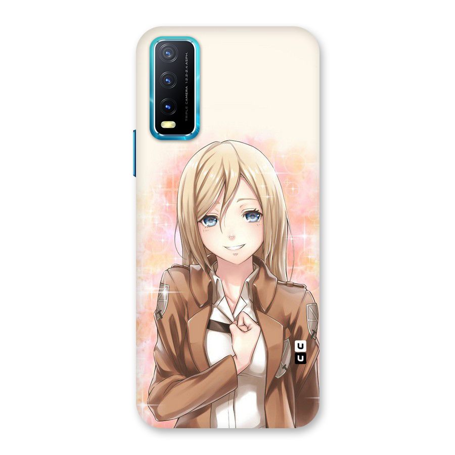 Cute Girl Art Back Case for Vivo Y20G