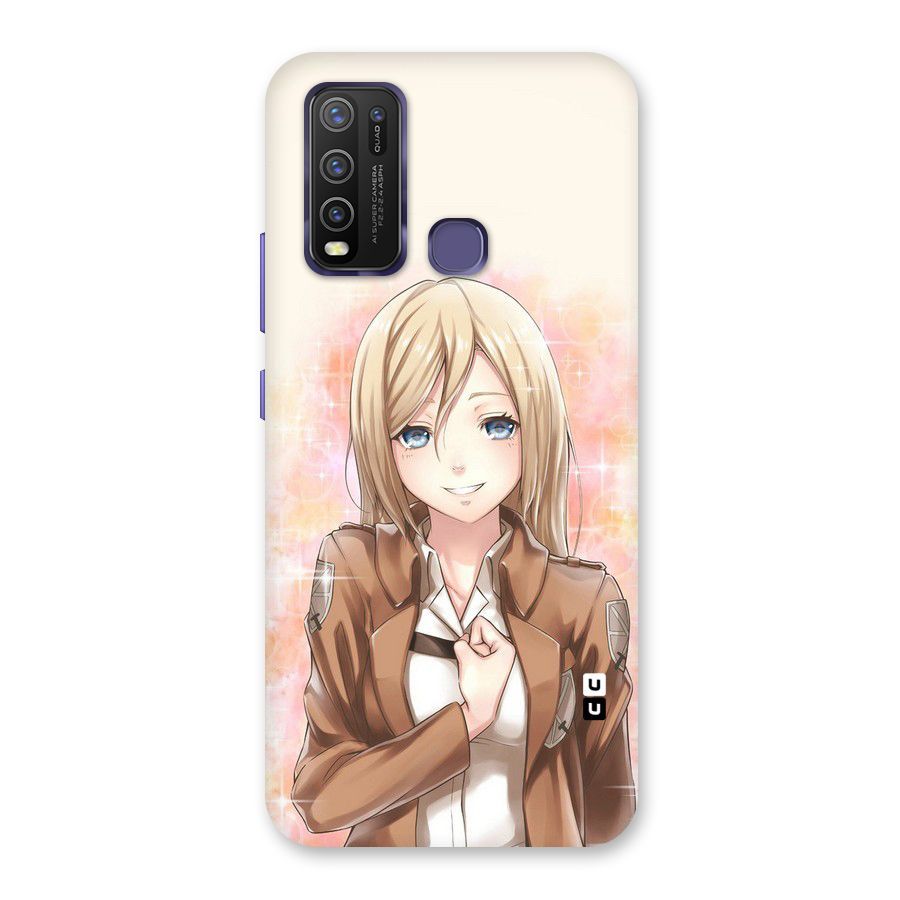 Cute Girl Art Back Case for Vivo Y50