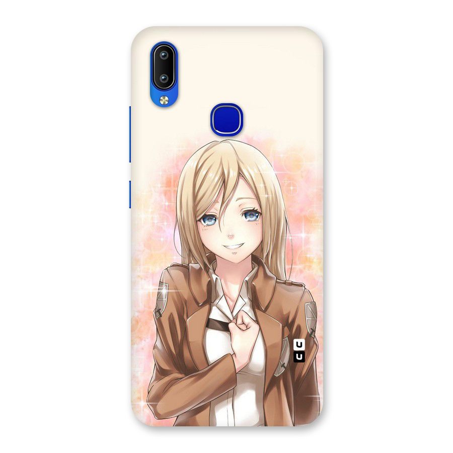 Cute Girl Art Back Case for Vivo Y91