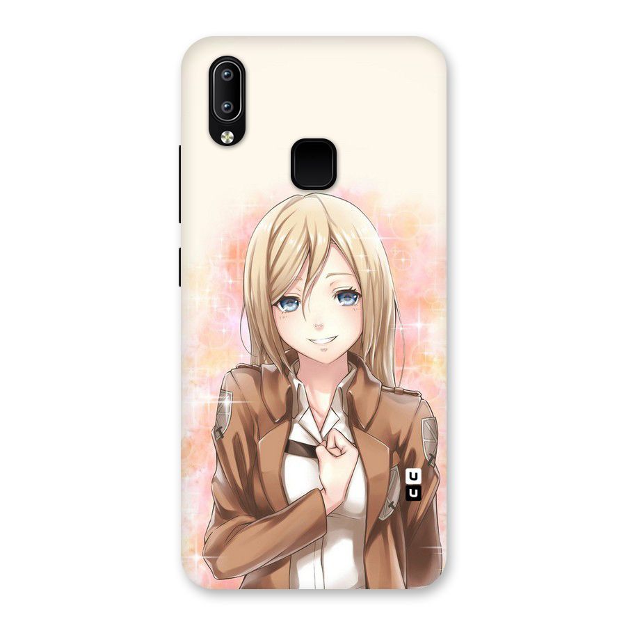 Cute Girl Art Back Case for Vivo Y93