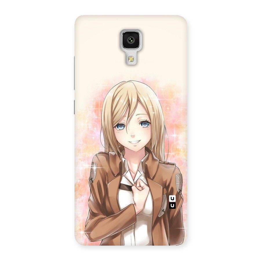 Cute Girl Art Back Case for Xiaomi Mi 4