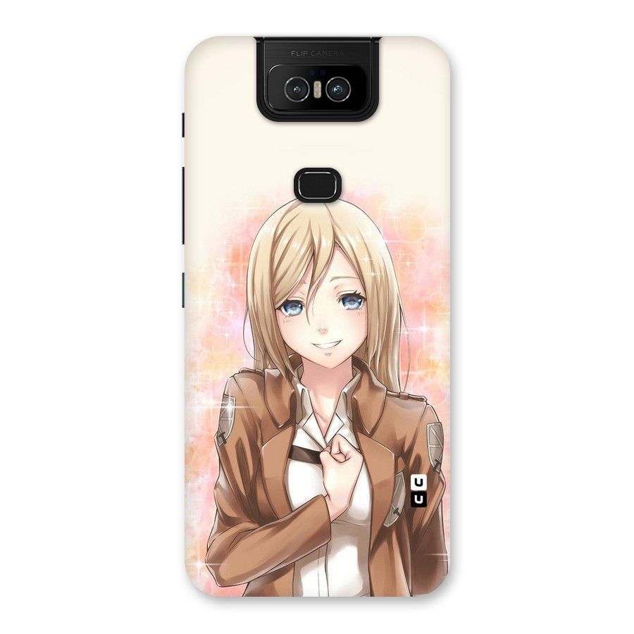 Cute Girl Art Back Case for Zenfone 6z