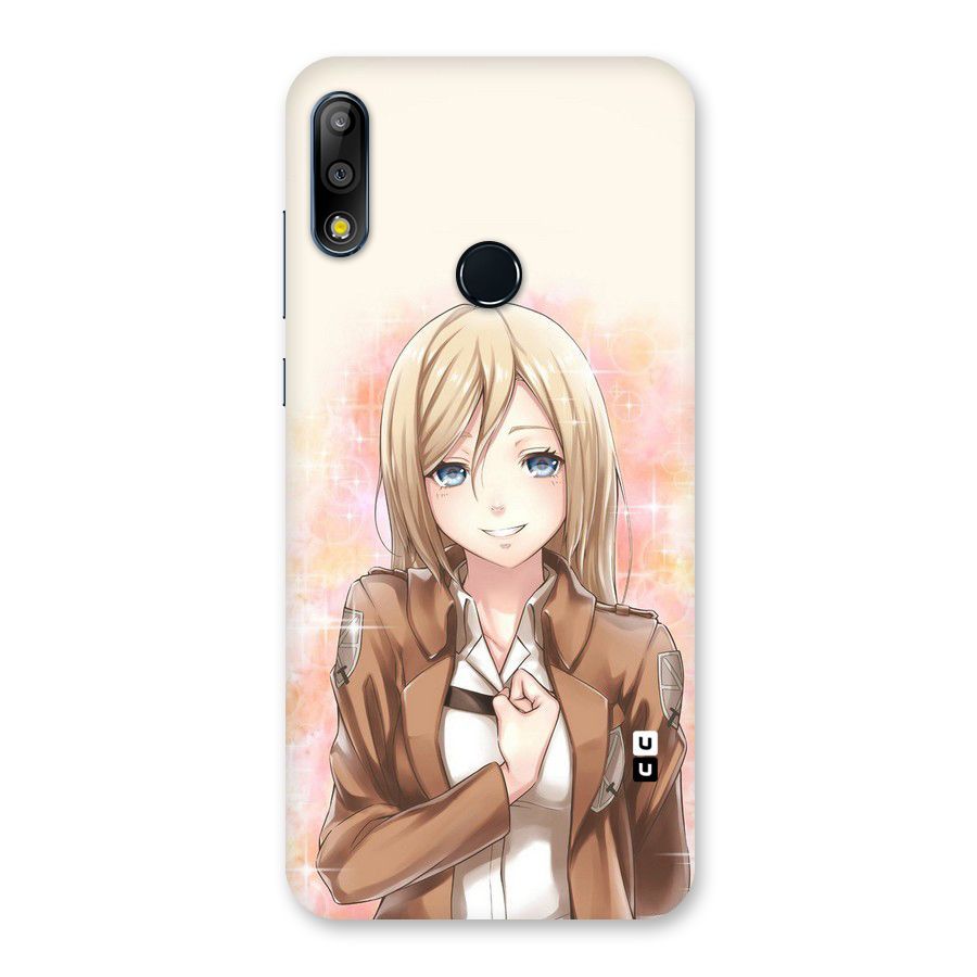 Cute Girl Art Back Case for Zenfone Max Pro M2