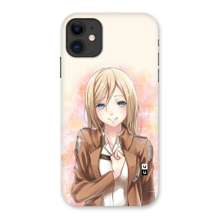 Cute Girl Art Back Case for iPhone 11