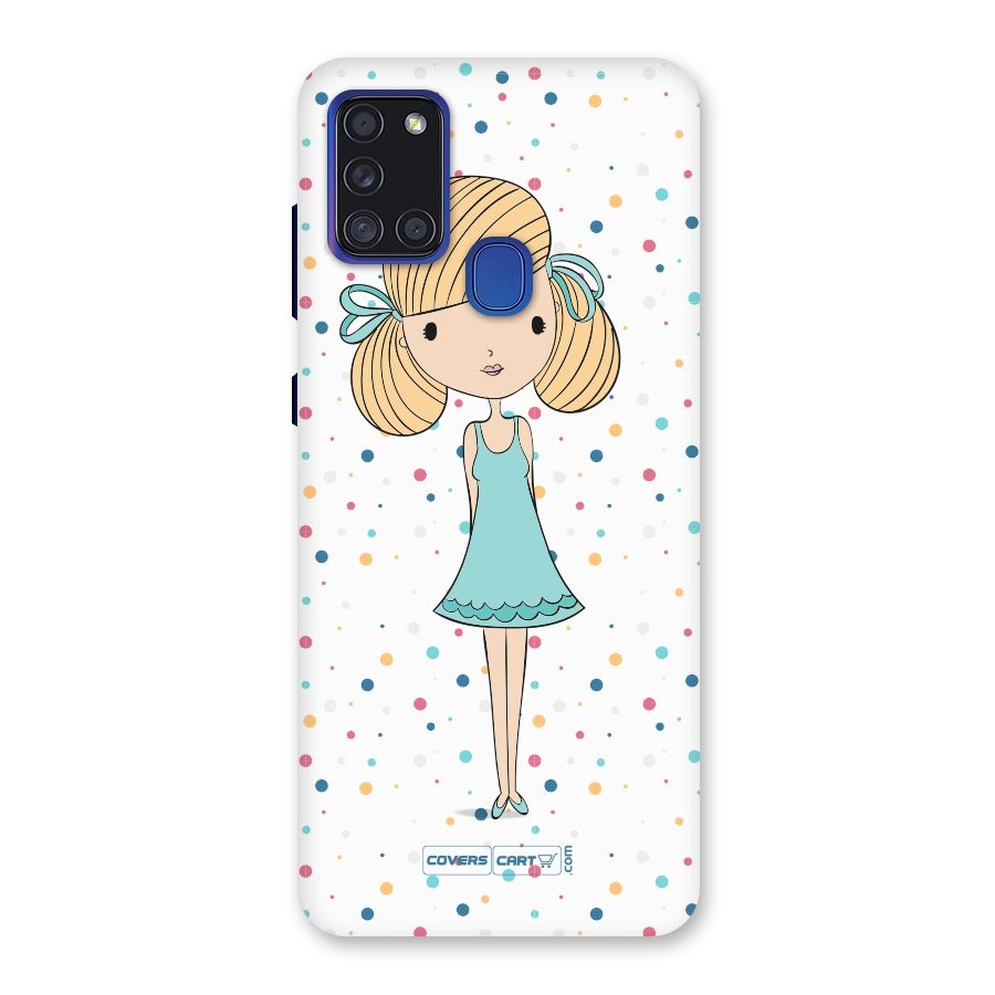 Cute Girl Back Case for Galaxy A21s