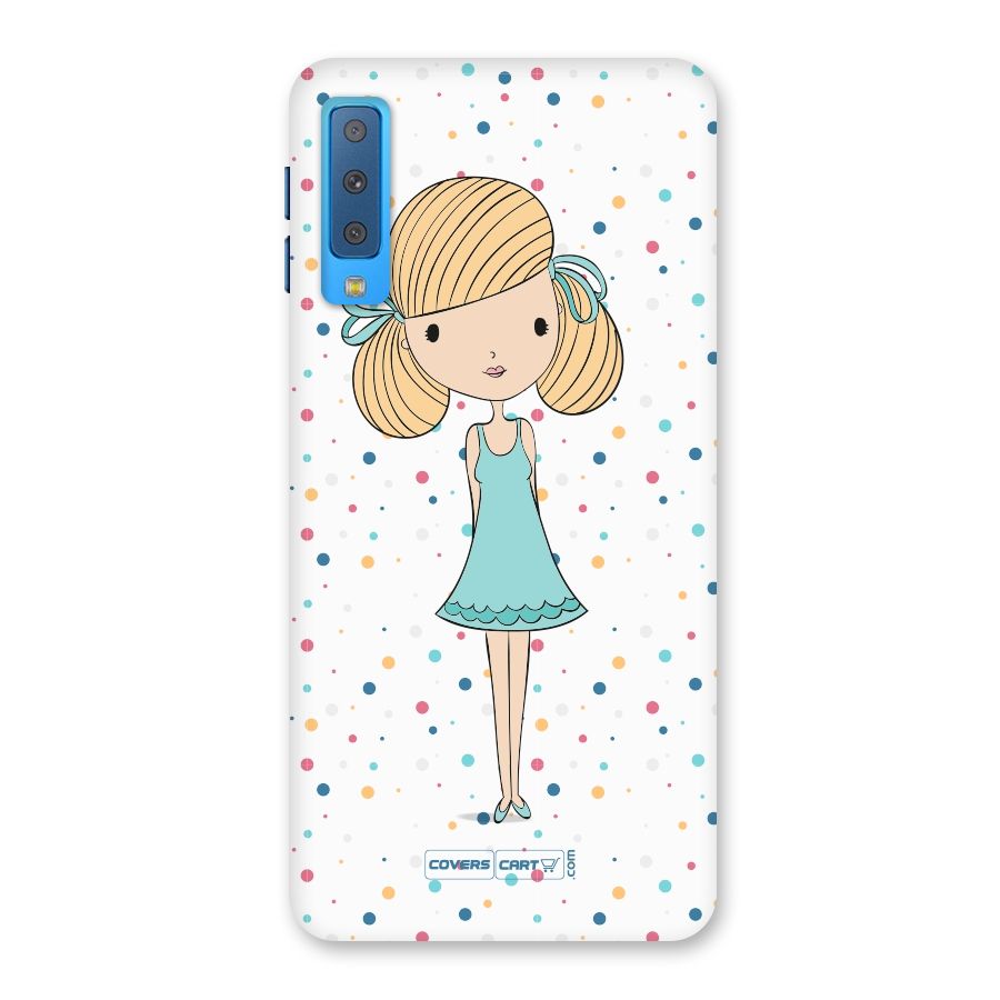 Cute Girl Back Case for Galaxy A7 (2018)