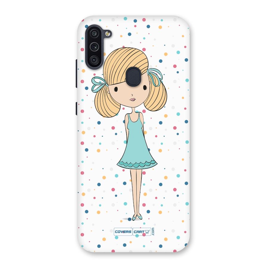 Cute Girl Back Case for Galaxy M11