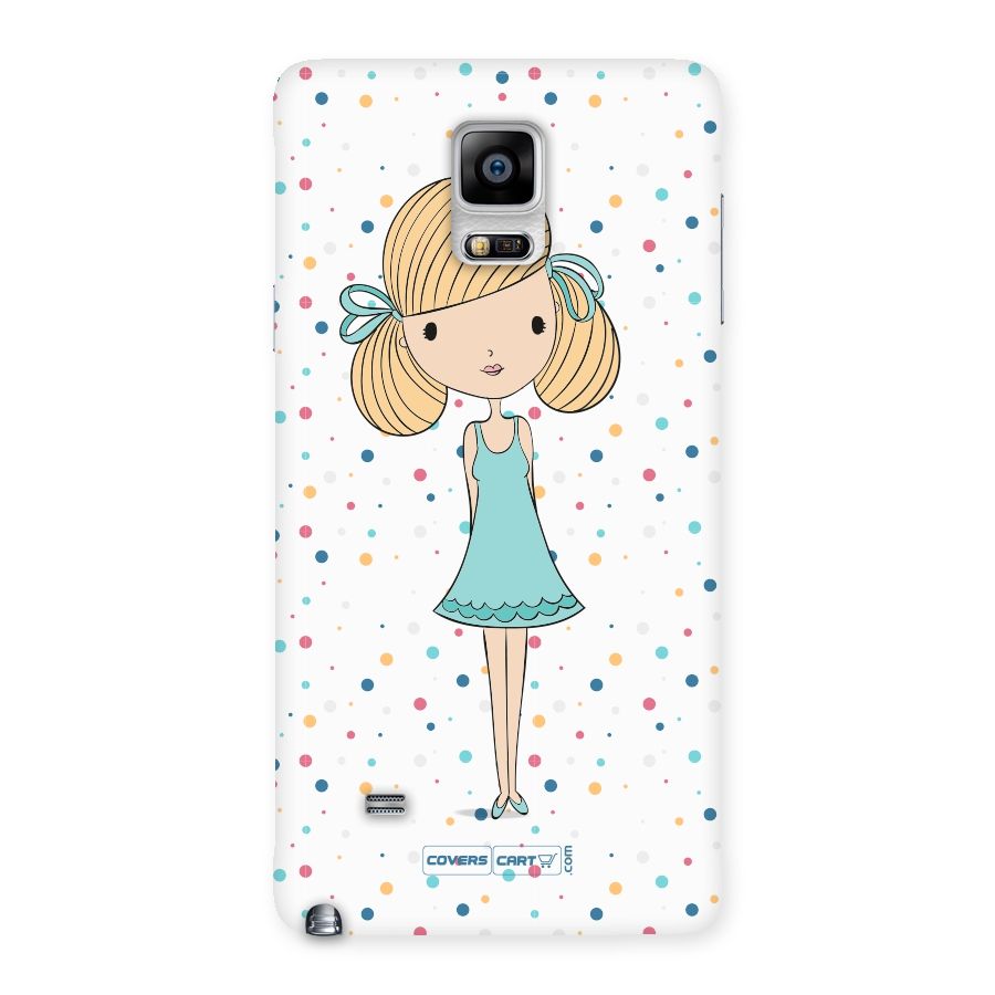 Cute Girl Back Case for Galaxy Note 4