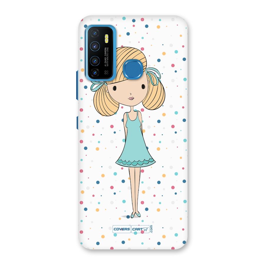 Cute Girl Back Case for Infinix Hot 9