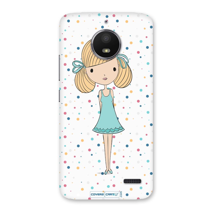 Cute Girl Back Case for Moto E4