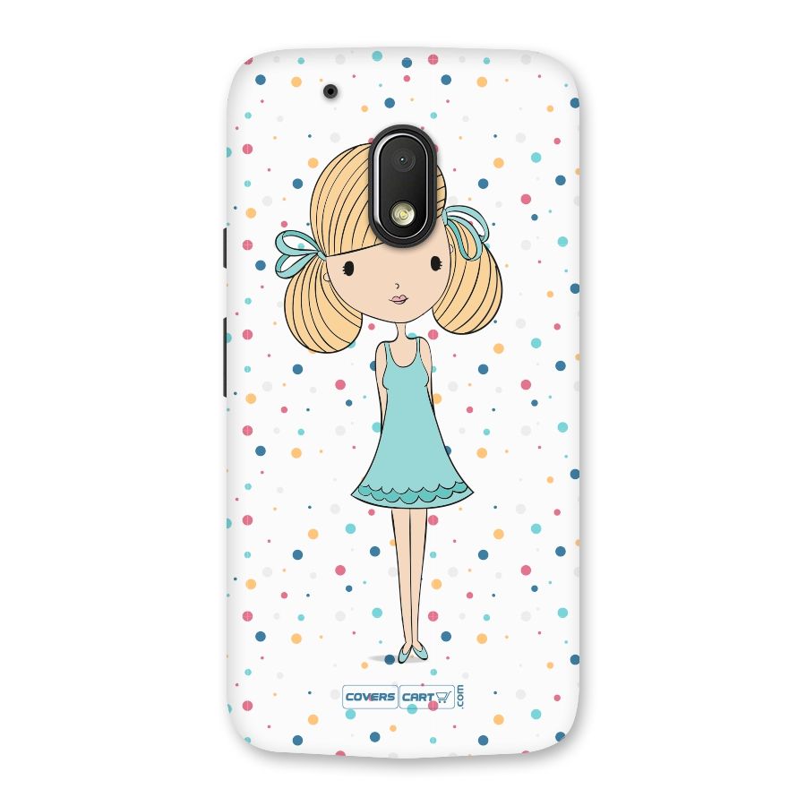 Cute Girl Back Case for Moto G4 Play