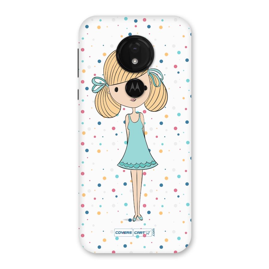 Cute Girl Back Case for Moto G7 Power