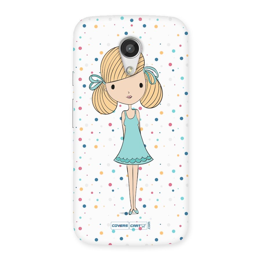 Cute Girl Back Case for Moto G 2nd Gen
