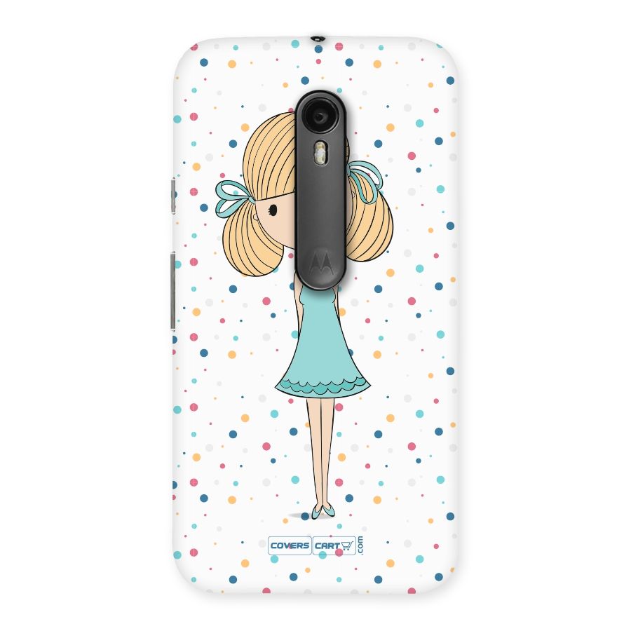 Cute Girl Back Case for Moto G Turbo
